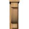 Ekena Millwork Alpine Rough Sawn Corbel w/Backplate, Western Red Cedar, 6"W x 14"D x 18"H COR06X14X18ALP01RWR - alternate 4